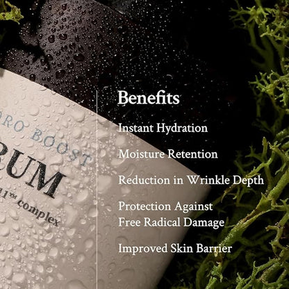 Hydro Boost Bundle with Face Serum and Hydro Boost Eye Serum with hyaluronic acid and natural ingredients