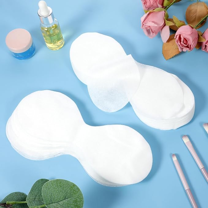 100 Pcs Disposable Non Woven Eye Care, Cotton Sheet Eye Mask Hygienic Eyelid Sheets, Clear Facials Patch Eye Pads For Dry Eyes for Skincare Spa Wrap Moisture Retention Beauty