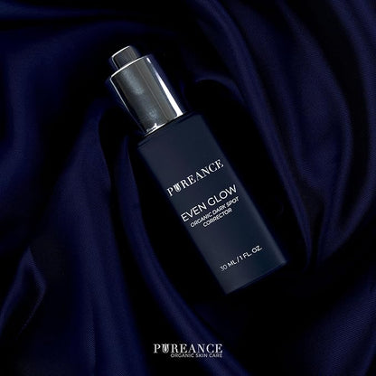 Even Glow - Organic Vitamin C Serum for Dark Spots on Face - Dark Spot Corrector, Dark Spot Remover for Face & Body - with Kakadu Plum Extract, Maple Leaf Extract, Aloe Leaf Juice & More - 1 Fl Oz