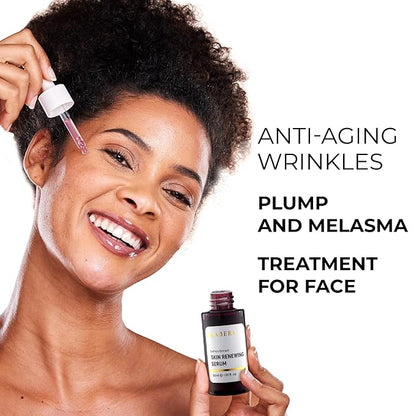 Combo Abera Saffron Serum For Melasma Treatment & Abera Eye Roller Serum With Mint For Dark Circles and Puffiness