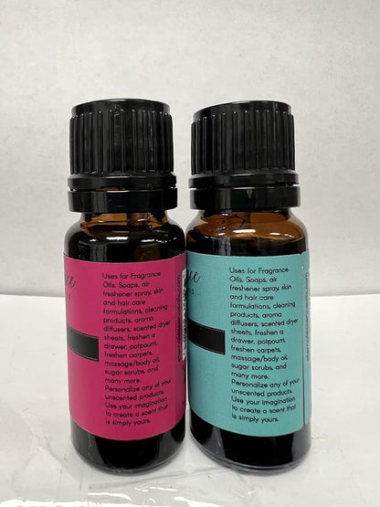 Eternal Essence Oils 2 Pack 10ml Premium Fragrance Oil - Mermaid & Barrier Reef - for Candle, Soap Making, Aromatherapy, Diffusers, Home Care, & Humidifiers