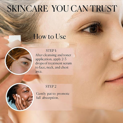 Cosmedica Skincare 5% Lactic Acid Treatment Hylasin - AHA, Hyaluronic Acid, Gentle Exfoliator Dark Spot Corrector, Anti-Aging, Face Peel Brightening Treatment for Dull Hyperpigmented Skin 1 oz (30ml)