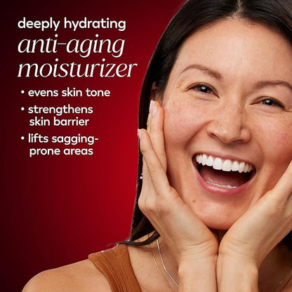 Olay Niacinamide Face Moisturizer, Firming Cream for Women, Non-Greasy - Anti-Wrinkle, Anti-Aging, Hydrating, Renewing, Stronger Skin Barrier, Smooths - Peptides, 1.7 Oz