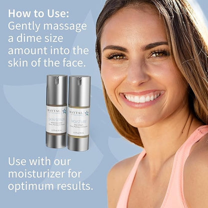 Skin Serum for Hydration, Anti-Aging - Featuring Fibroblast Technology for Collagen Boost & Skin Firmness - Reduces Fine Lines & Wrinkles - 1 fl oz