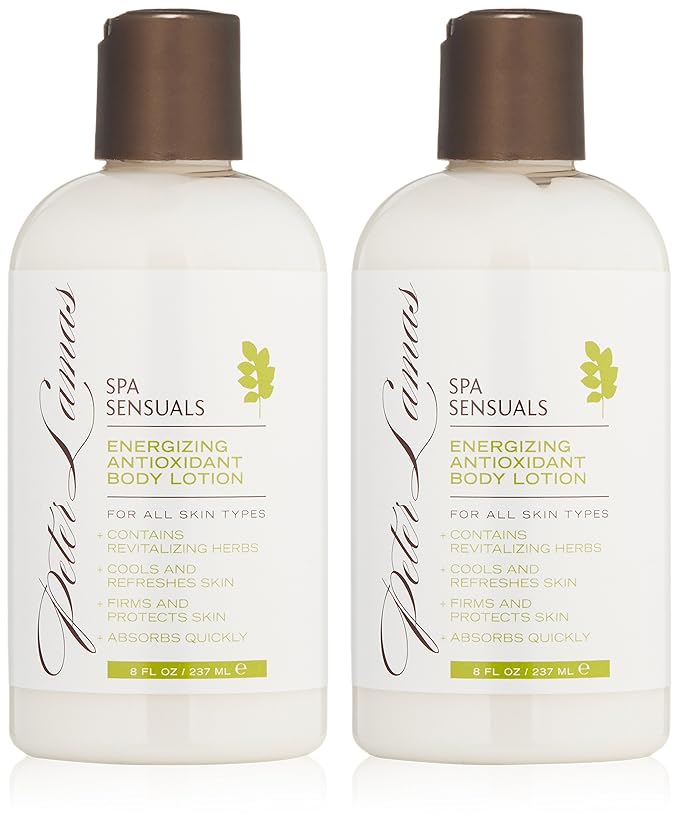 Peter Lamas Spa Sensuals Energizing Antioxidant Body Lotion, 8 fl oz (Pack of 2)