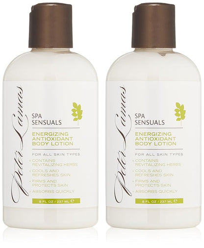 Peter Lamas Spa Sensuals Energizing Antioxidant Body Lotion, 8 fl oz (Pack of 2)