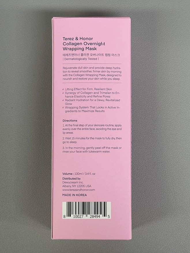 Eyebrow Serum & Collagen Night Wrapping Peel-Off Mask