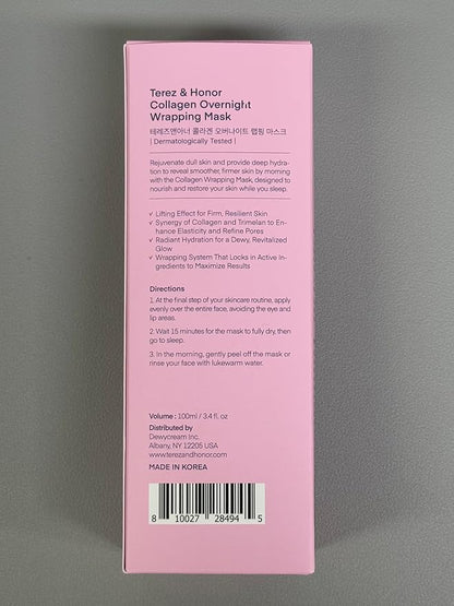 Eyebrow Serum & Collagen Night Wrapping Peel-Off Mask