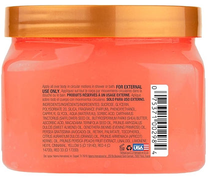 Tree Hut Peach Sorbet Shea Sugar Scrub | Exfoliating Body Scrub Removes Dead, Dry Skin for a Soft & Hydrated Feel | Nourishing Essential Body Care | 18 fl oz.