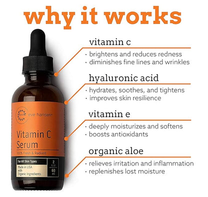 Eve Hansen Vitamin C Eye Gel and Facial Serum